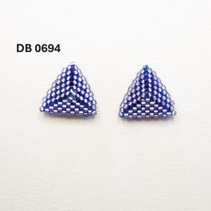 Cercei Triunghi Mov Semimat