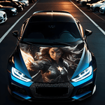 Auto si Moto - Piese auto si accesorii - Piese auto - Tuning - Folie Capota Auto "Hood Art" rezistenta la exterior, marime S (150 x 110cm) - Cod: AVX-CAPOTA-016S - Infinity.ro