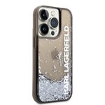Laptop, Telefoane si Tablete - Telefoane mobile si accesorii - Accesorii Telefoane - Huse telefoane - Husa pentru iPhone 14 Pro - Karl Lagerfeld Hardcase Liquid Glitter (KLHCP14LLCKVK) - Elong - Infinity.ro