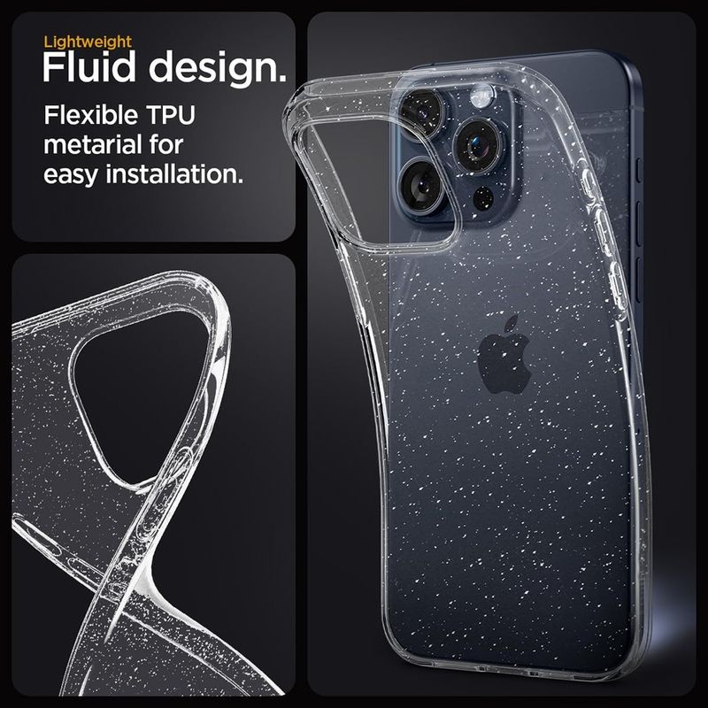 Laptop, Telefoane si Tablete - Telefoane mobile si accesorii - Accesorii Telefoane - Huse telefoane - Husa pentru Google Pixel 9a - Techsuit SparkleSkin Series - Clear - Infinity.ro