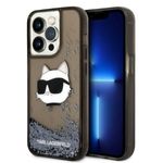 Laptop, Telefoane si Tablete - Telefoane mobile si accesorii - Accesorii Telefoane - Huse telefoane - Husa pentru iPhone 14 Pro - Karl Lagerfeld Hardcase Glitter (KLHCP14LLNCHCK) - Choupette Head - Infinity.ro