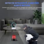 Casa si Gradina - Mobilier - Mobilier copii - Monitoare video copii - Camera Rotativa Wireless Full HD 1080p 360° Vedere Nocturna Detectare Miscare Audio Bidirectional Card 16GB - Infinity.ro