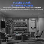 Casa si Gradina - Mobilier - Mobilier copii - Monitoare video copii - Camera Rotativa Wireless Full HD 1080p 360° Vedere Nocturna Detectare Miscare Audio Bidirectional Card 64GB - Infinity.ro