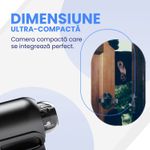Laptop, Telefoane si Tablete - Wearables si gadgeturi - Gadgeturi - Dispozitive spionaj - Mini Camera Spion WiFi Full HD 1080P Card 16GB Unghi 140° Detectare AI Miscare Vedere Nocturna 10m Alerte Push 30mm - Infinity.ro