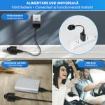 Laptop, Telefoane si Tablete - Wearables si gadgeturi - Gadgeturi - Dispozitive spionaj - Mini Camera Spion WiFi Full HD 1080P Card 16GB Unghi 140° Detectare AI Miscare Vedere Nocturna 10m Alerte Push 30mm - Infinity.ro