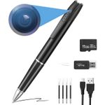 Laptop, Telefoane si Tablete - Wearables si gadgeturi - Gadgeturi - Dispozitive spionaj - Pix Spion cu Camera Video Full HD 1080P, Card MicroSD 32GB Inclus, Baterie 150 Min, Inregistrare Audio-Video, Negru - Infinity.ro