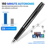 Laptop, Telefoane si Tablete - Wearables si gadgeturi - Gadgeturi - Dispozitive spionaj - Pix Spion cu Camera Video Full HD 1080P, Card MicroSD 16GB Inclus, Baterie 150 Min, Inregistrare Audio-Video, Negru - Infinity.ro