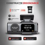 Auto si Moto - Electronice auto - Camere auto si DVR - Camera Auto DVR 4K Fata Spate WiFi Card 32GB, WDR Vedere Nocturna, G-Sensor, Parking 24H, Unghi 170°, Marsarier - Infinity.ro