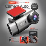 Auto si Moto - Electronice auto - Camere auto si DVR - Camera Auto DVR 4K Fata Spate WiFi Card 16GB, WDR Vedere Nocturna, G-Sensor, Parking 24H, Unghi 170°, Marsarier - Infinity.ro