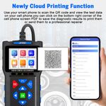 Auto si Moto - Reparatii si depanare - Scule auto - Testere si multimetre - Tester auto JFIND JF700 Pro OBD2 Scanner – Diagnostic complet motor, baterie si senzori, 12V, ecran color - Infinity.ro