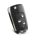 Auto si Moto - Electronice auto - Accesorii electronice auto - Carcasa cheie auto transformatoare tip briceag, Techstar, compatibila cu Ford Mondeo, Focus, Fiesta, 3 butoane modificat - Infinity.ro