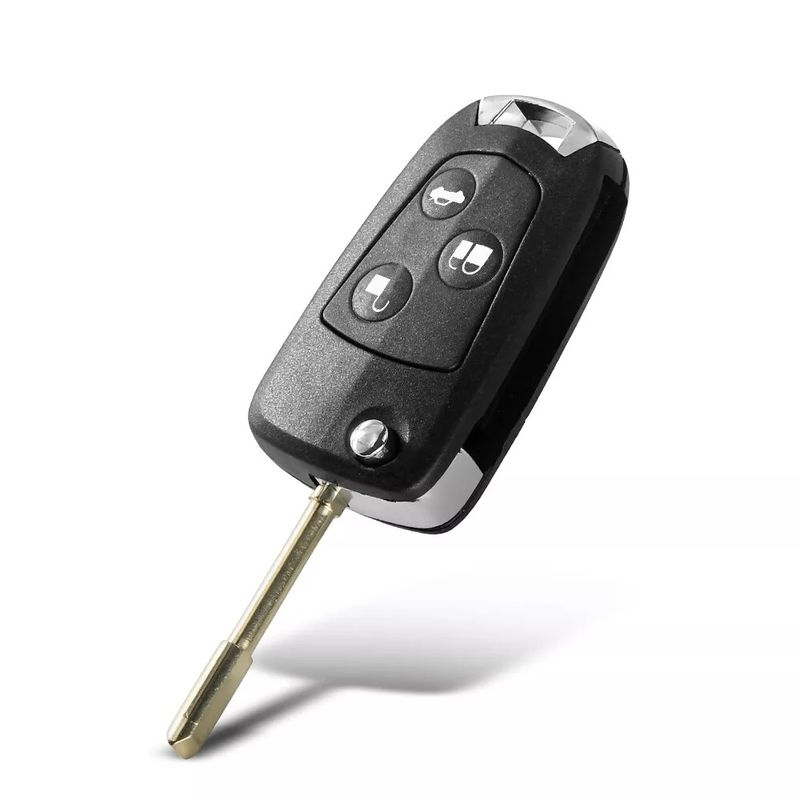 Auto si Moto - Electronice auto - Accesorii electronice auto - Carcasa cheie auto transformatoare tip briceag, Techstar, compatibila cu Ford Mondeo, Focus, Fiesta, 3 butoane modificat - Infinity.ro