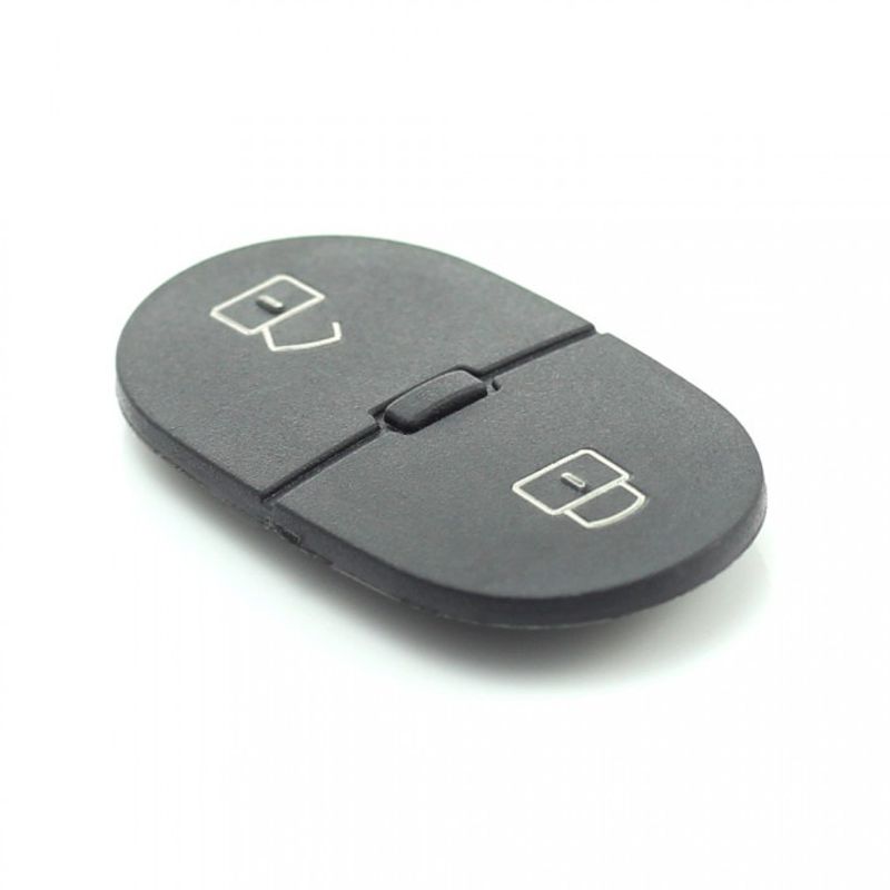 Auto si Moto - Electronice auto - Accesorii electronice auto - Membrana cauciuc pad cu 2 butoane Techstar, compatibila cu cheie auto Audi VW Seat Skoda - Infinity.ro