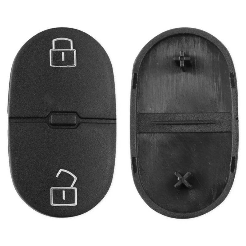 Auto si Moto - Electronice auto - Accesorii electronice auto - Membrana cauciuc pad cu 2 butoane Techstar, compatibila cu cheie auto Audi VW Seat Skoda - Infinity.ro