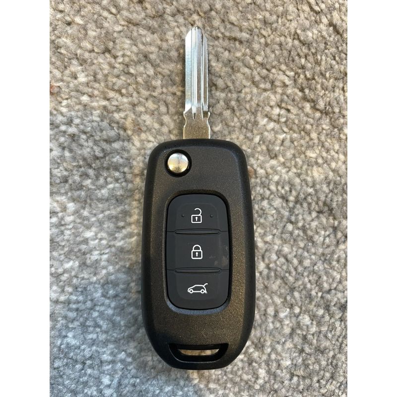 Auto si Moto - Piese auto si accesorii - Caroserie - Usi auto si accesorii - Carcasa cheie auto Techstar, compatibila Dacia-Renault, 3 butoane, tip briceag, cu lama VA2 - Infinity.ro