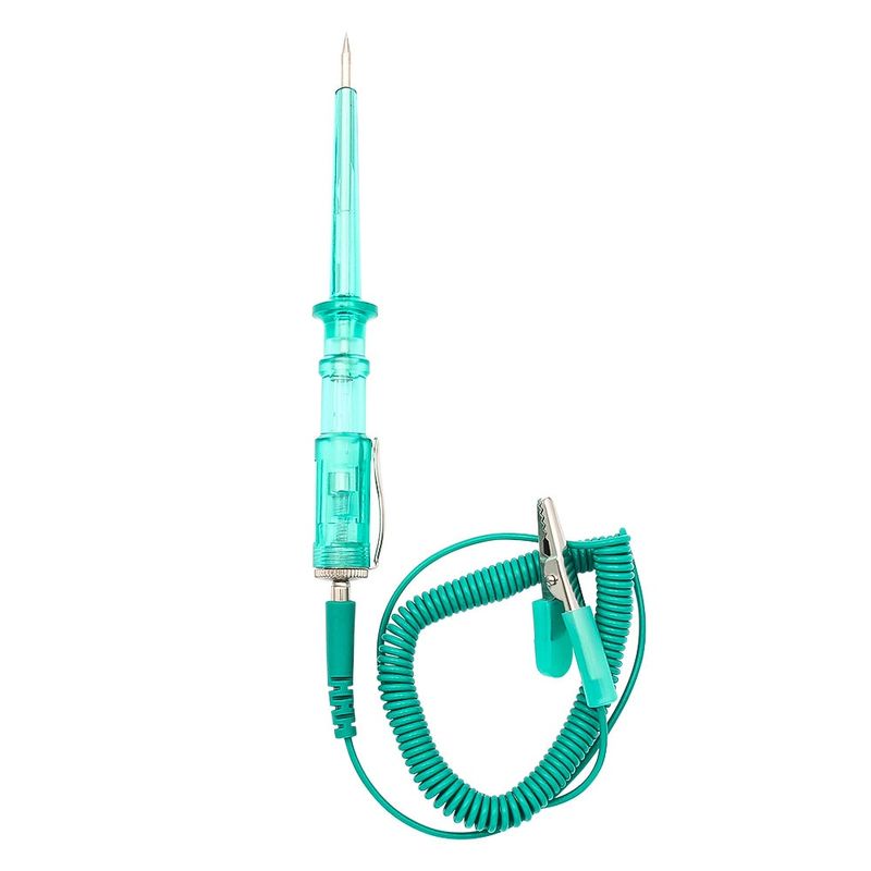 Auto si Moto - Reparatii si depanare - Scule auto - Testere si multimetre - Tester circuite auto 6–24V cu lampa de control, sonda de test si cablu spiralat pentru instalatii electrice auto - Infinity.ro