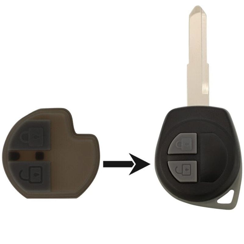 Auto si Moto - Electronice auto - Accesorii electronice auto - Membrana cauciuc pad butoane cheie auto Techstar, compatibila cu Suzuki Swift Grand Vitara SX4 Ignis - Infinity.ro