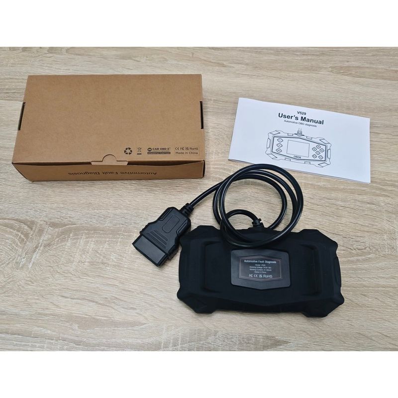 Auto si Moto - Reparatii si depanare - Sisteme de diagnoza - Tester Diagnoza Auto OBD2 Techstar V529 cu Ecran Color – Citire/Sterge Coduri, Live Data, IM Readiness, Mode 6 & Test - Infinity.ro