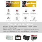 Auto si Moto - Reparatii si depanare - Scule auto - Testere si multimetre - Tester incarcare si reparare baterii auto KONNWEI KW520 – Tester baterie 12V/24V cu functie de incarcare 10A/5A - Infinity.ro