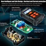 Auto si Moto - Reparatii si depanare - Scule auto - Testere si multimetre - Tester incarcare si reparare baterii auto KONNWEI KW520 – Tester baterie 12V/24V cu functie de incarcare 10A/5A - Infinity.ro