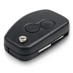 Auto si Moto - Electronice auto - Accesorii electronice auto - Carcasa cheie auto Techstar, transformatoare tip briceag, cu 2 butoane si lama VAC102, compatibila Dacia Logan - Infinity.ro