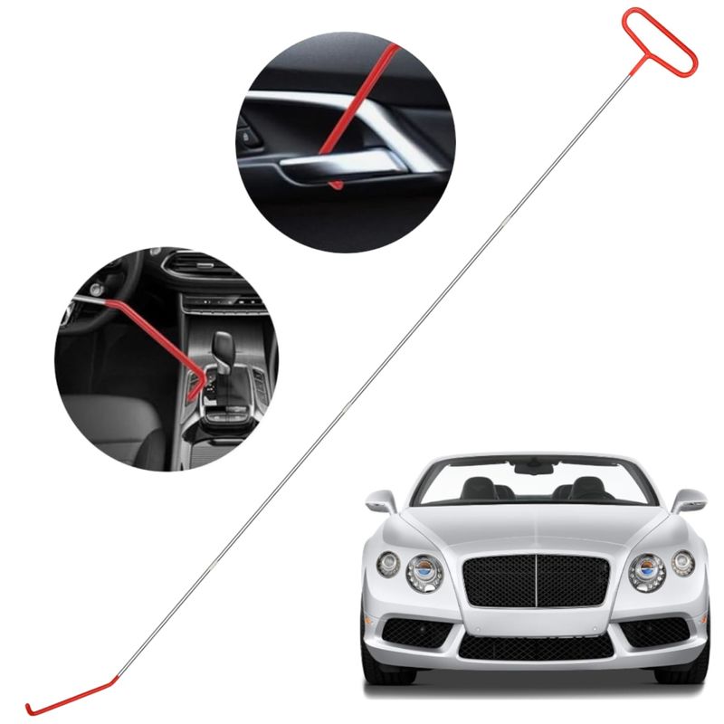 Auto si Moto - Reparatii si depanare - Scule auto - Scule si truse auto - Kit profesional deschidere usi auto 170 cm – 26 piese cu tija inox, 2 perne pneumatice, unelte demontare panouri - Infinity.ro