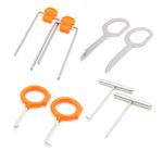 Auto si Moto - Reparatii si depanare - Scule auto - Scule si truse auto - Kit profesional deschidere usi auto 170 cm – 26 piese cu tija inox, 2 perne pneumatice, unelte demontare panouri - Infinity.ro