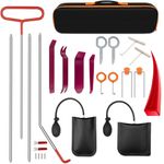 Auto si Moto - Reparatii si depanare - Scule auto - Scule si truse auto - Kit profesional deschidere usi auto 170 cm – 26 piese cu tija inox, 2 perne pneumatice, unelte demontare panouri - Infinity.ro