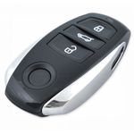 Auto si Moto - Electronice auto - Accesorii electronice auto - Cheie auto completa Techstar pentru VW Touareg, cu 3 butoane, programabila 434 MHz, cip 4A, echivalent OE 7P6959754 - Infinity.ro