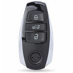 Auto si Moto - Electronice auto - Accesorii electronice auto - Cheie auto completa Techstar pentru VW Touareg, cu 3 butoane, programabila 434 MHz, cip 4A, echivalent OE 7P6959754 - Infinity.ro