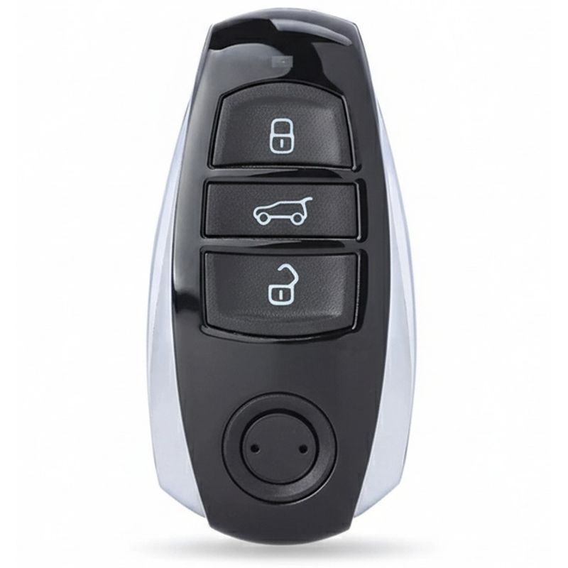 Auto si Moto - Electronice auto - Accesorii electronice auto - Cheie auto completa Techstar pentru VW Touareg, cu 3 butoane, programabila 434 MHz, cip 4A, echivalent OE 7P6959754 - Infinity.ro