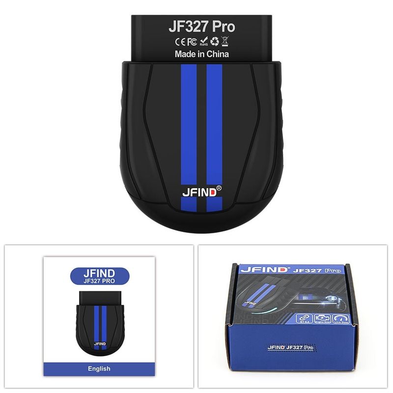 Auto si Moto - Reparatii si depanare - Sisteme de diagnoza - Tester diagnoza auto OBD2 JFIND JF327 Pro cu Bluetooth 5.0, citire si stergere coduri eroare, live data - Infinity.ro