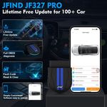 Auto si Moto - Reparatii si depanare - Sisteme de diagnoza - Tester diagnoza auto OBD2 JFIND JF327 Pro cu Bluetooth 5.0, citire si stergere coduri eroare, live data - Infinity.ro