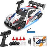 Jucarii, Copii si Bebe - Jucarii si jocuri - Vehicule si jucarii cu telecomanda - Masinute - Masina Drift High Speed, lumini LED, 2 seturi de Anvelope, pentru Copii +8 ani si Adulti , acumulator inclus 26x13x12cm - Infinity.ro