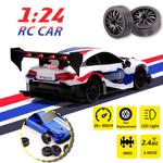 Jucarii, Copii si Bebe - Jucarii si jocuri - Vehicule si jucarii cu telecomanda - Masinute - Masina Drift High Speed, lumini LED, 2 seturi de Anvelope, pentru Copii +8 ani si Adulti , acumulator inclus 26x13x12cm - Infinity.ro