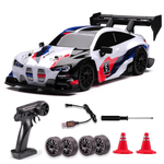 Jucarii, Copii si Bebe - Jucarii si jocuri - Vehicule si jucarii cu telecomanda - Masinute - Masina Drift High Speed, lumini LED, 2 seturi de Anvelope, pentru Copii +8 ani si Adulti , acumulator inclus 26x13x12cm - Infinity.ro