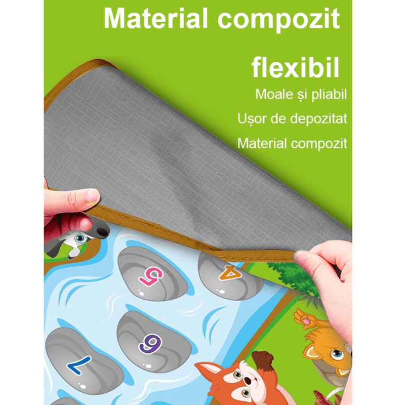 Casa si Gradina - Textile si covoare - Covoare - Covoare copii - Covoras muzical interactiv copii,  melodii si sunete, taste numeric, 80x50cm - Infinity.ro