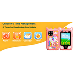 Jucarii, Copii si Bebe - Jucarii si jocuri - Jucarii & jocuri educative - Jucarii interactive - Telefon inteligent de jucarie cu ecran tactil pentru copii, muzica, camera, jocuri si functii educationale, 3 + ani - Infinity.ro