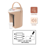 Jucarii, Copii si Bebe - Jucarii si jocuri - Jucarii & jocuri educative - Jocuri si jucarii educative - Termos de Jucarie 15,5 cm cu Sunete, Lumini si Buton Curgere Apa, +3ani - Infinity.ro