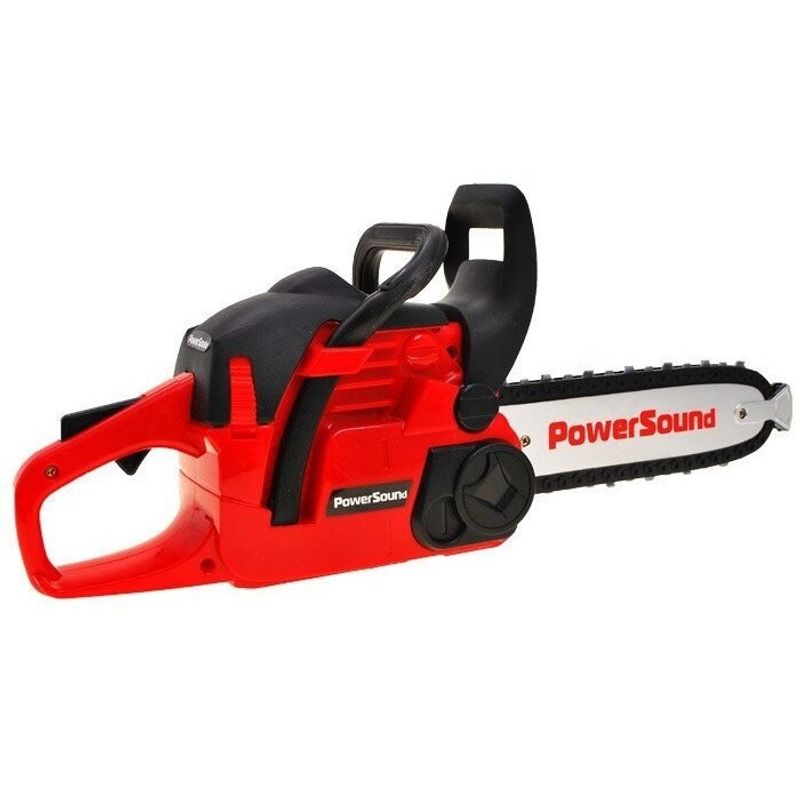 Jucarii, Copii si Bebe - Jucarii si jocuri - Jucarii de exterior - Alte jucarii de exterior - Drujba de jucarie, cu sunete, pentru copii 3 ani+, 37 x 10 x 15 cm, Rosu-Negru - Infinity.ro