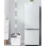 Market - Curatenie si intretinere casa - Produse menaj - Maturi si farase - Set galeata cu 2 cuve separabile si mop rotativ PAA-home, 2 rezerve mop rotunde, culoare gri - Infinity.ro