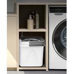 Market - Curatenie si intretinere casa - Produse menaj - Maturi si farase - Set galeata cu 2 cuve separabile si mop rotativ PAA-home, 2 rezerve mop rotunde, culoare gri - Infinity.ro