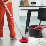 Market - Curatenie si intretinere casa - Produse menaj - Accesorii curatenie - Perie PAA-home, culoare rosie, compatibila cu Vileda spin / O-cedar/ Easy wring - Infinity.ro