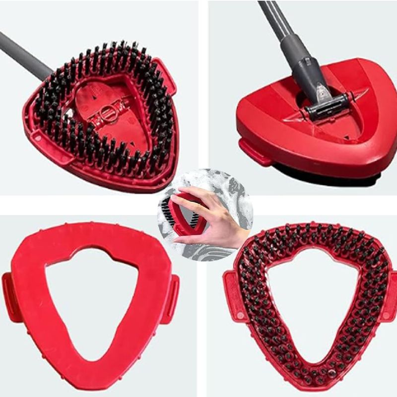 Market - Curatenie si intretinere casa - Produse menaj - Accesorii curatenie - Perie PAA-home, culoare rosie, compatibila cu Vileda spin / O-cedar/ Easy wring - Infinity.ro