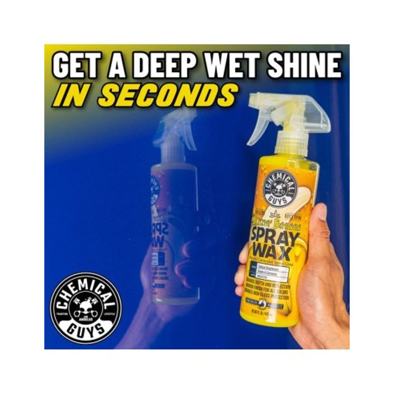 Auto si Moto - Intretinere auto - Produse curatare auto - Ceara auto lichida ChemicalGuys Blazin' Banana Wax Spray, 473 ml - Infinity.ro