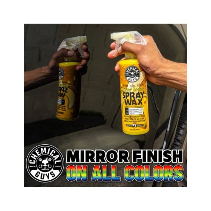Auto si Moto - Intretinere auto - Produse curatare auto - Ceara auto lichida ChemicalGuys Blazin' Banana Wax Spray, 473 ml - Infinity.ro