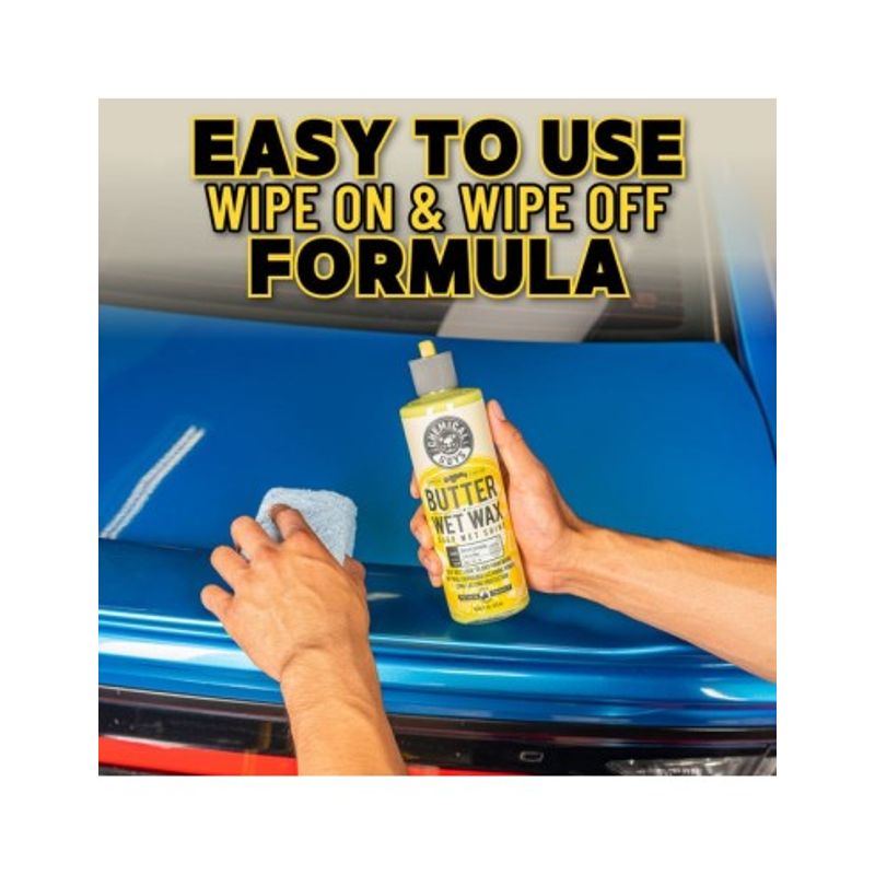 Auto si Moto - Intretinere auto - Produse curatare auto - Ceara auto lichida cu Carnauba ChemicalGuys Butter Wet Wax, 473 ml - Infinity.ro
