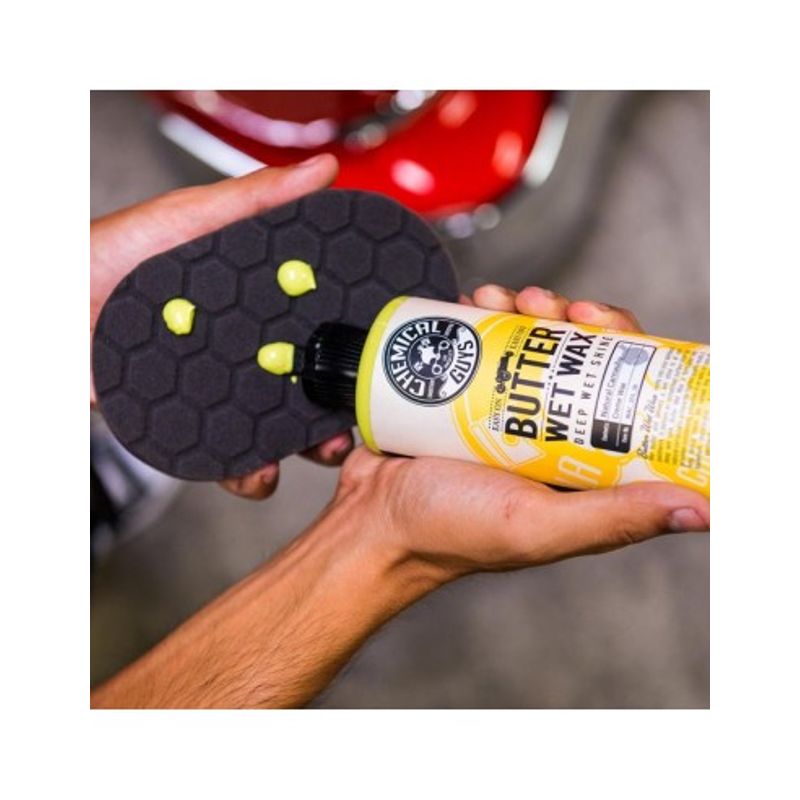 Auto si Moto - Intretinere auto - Produse curatare auto - Ceara auto lichida cu Carnauba ChemicalGuys Butter Wet Wax, 473 ml - Infinity.ro