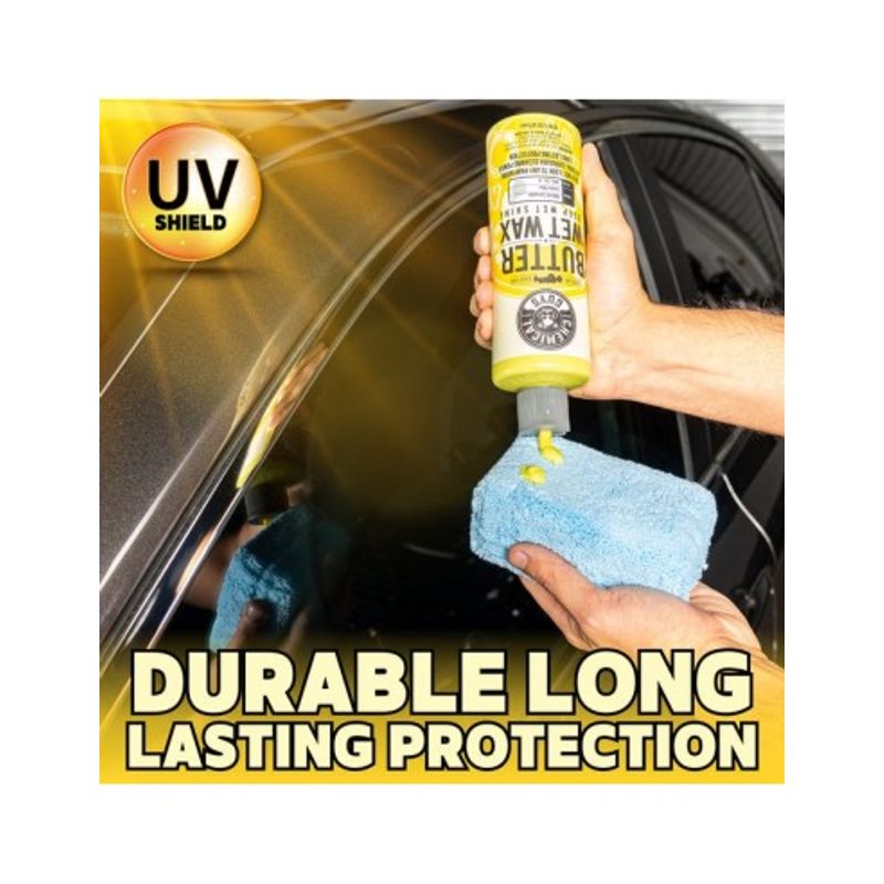 Auto si Moto - Intretinere auto - Produse curatare auto - Ceara auto lichida cu Carnauba ChemicalGuys Butter Wet Wax, 473 ml - Infinity.ro
