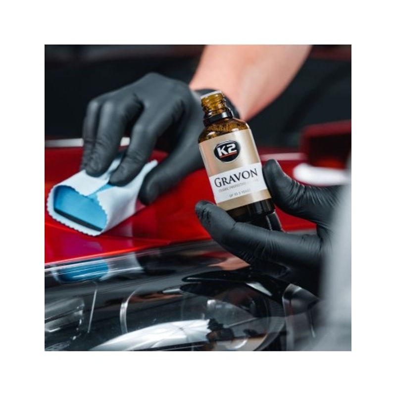 Auto si Moto - Intretinere auto - Produse curatare auto - Set Protectie Ceramia K2 GRAVON cu Laveta, Servetele si Aplicator, 50ml - Infinity.ro